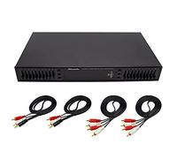 Jieotwice Égaliseur EQ665, égaliseur Domestique Hifi, égaliseur, Double Stéréo 10 Bandes, Tweeter Sonore Et Réglage des Basses, Bluetooth Intégré 220V(Noir)