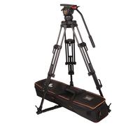 JIEPAI JP-V8T PRO Trépied professionnel en fibre de carbone 8 kg 177,8 cm avec tête fluide Bol 75 mm Trépied vidéo en aluminium JP-V8L (JP-V8T Fibre de carbone)