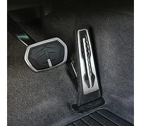 JIERS Couvre pédale, pour BMW X1 F48 X2 F39, at Coussin de pédale de Voiture en Acier Inoxydable accélérateur de Carburant pédale de gaz Couvercle de pédale de Frein Accessoires de Style Automatique