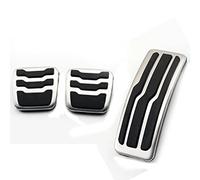 JIERS Couvre pédale, pour Ford Everest Ranger 2015-2020, Accessoires de Couverture de pédale de Frein à Essence pour accélérateur de Voiture MT
