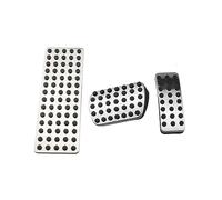 JIERS Couvre pédale, pour Mercedes Benz 2004-2015 2009-2015 LA GLA GLE, Tapis de Couverture de pédale de Frein à Essence de Style de Voiture