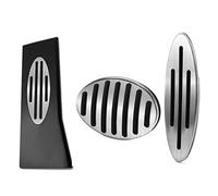 JIERS Couvre pédale, pour Mini Cooper JCW S R55 R56 R60 R61 F54 F55 F56 F60, at Aluminium Repose-Pieds Frein à gaz Embrayage pédale Couverture Accessoires de Voiture