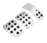 JIERS Couvre pédale, pour Peugeot 207 301 307 208 2008 308 408Cc, pour Citroen C3 C4, MT pédale d'embrayage de Frein de Voiture pédale d'accélérateur