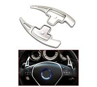 JIERS Palette de Volant, pour Mercedes Benz W176 W246 C117 W212 W204 X156 W166 X166 R231 R172 2012-2015, Extension de Palette de Manette de Vitesse de Volant Argent