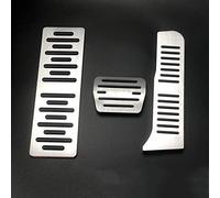 JIERS pour Audi Q3 8U A3 8P A1 TT 2004-2018 LHD, Plaque en Acier Inoxydable pédales manuelles Frein à Carburant Repose-Pieds pédale Pad