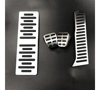 JIERS pour Audi Q3 8U A3 8P A1 TT 2004-2018 LHD, Plaque en Acier Inoxydable pédales manuelles Frein à Carburant Repose-Pieds pédale Pad