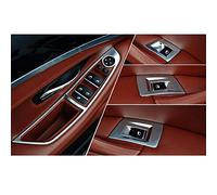 JIERS pour BMW Série 5 F10 520525 2011-2014, Intérieur de Voiture Accoudoir de Porte Fenêtre Bouton de Levée Commutateur Cadre Garniture Styling Couvre
