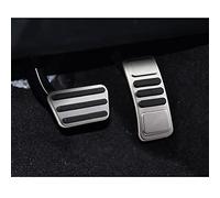 JIERS pour Ford Mustang 2015-2021, Couvercle de pédale de Repose-Pieds de Frein à gaz Automatique Accessoires de Coussin de pédales de Voiture