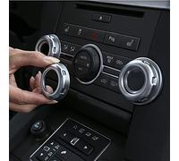 JIERS pour Land Rover Discovery 4 LR4 2010-2016 pour Range Rover Sport 2010-2013, ABS Chrome Volume et Boutons de climatisation Garniture Accessoire et pièces de Voiture