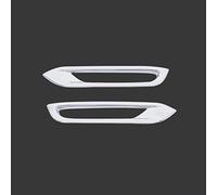 JIERS pour Nissan Qashqai J11 2019-2020, ABS Chrome Avant arrière arrière antibrouillard Couvercle de Lampe Garniture Pare-Chocs Accessoires