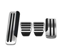 JIERS pour Nissan X Trail T31 Qashqai J10 2008-2013, pédales de Voiture en Acier Inoxydable Coussinets de Pied accélérateur de Carburant Couvercle de pédale d'embrayage de Frein à gaz