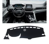 JIERS pour Peugeot 3008 5008 GT 2017-2020 LHD RHD, Tapis de Couverture de Tableau de Bord de Voiture Pare-Soleil Pad Tableau de Bord Tapis Accessoires