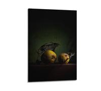 JIERUANYING Withered Apple Nature morte Art mural décoratif sain pour cuisine et salle à manger Décoration murale artistique moderne à suspendre 20 x 30 cm