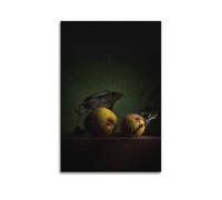 JIERUANYING Withered Apple Nature morte Art mural décoratif sain pour cuisine et salle à manger Décoration murale artistique moderne à suspendre 30 x 45 cm