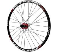 JIESOO Paire Roues VTT 24/26/27,5/29 Pouces Jante Vélo Roulement Scellé Alliage D'aluminium, Moyeux Cassette Roue Avant Et Arrière Vélo Montagne 32H for 7-12 Vitesses(Red Rear Wheel,26 inch)
