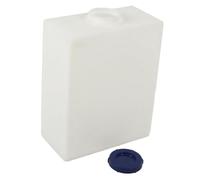 JIESOO Réservoir d'eau 10 Gallons Camping-Car Réservoir d'eau Douce PEBD Qualité Alimentaire for Remorque, Bateau, Yacht, Robuste Et Étanche, 19,7 X 15,7 X 7,9 Pouces