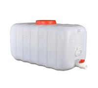 JIESOO Réservoir d'eau Carré Horizontal Récipient Plastique HDPE Durable Qualité Alimentaire for Jardin Maison Et Extérieur(310L)