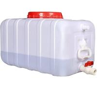 JIESOO Réservoir d'eau Domestique Portable Épais 25L/50L/75L/100L/150L/200L avec Robinet for Camping, Randonnée, Escalade, Voyage Activités Plein Air(150L)