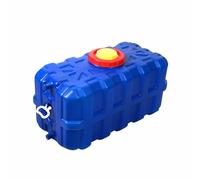 JIESOO Réservoir d'eau Plastique Qualité Alimentaire 110L/160L/200L/320L, avec Robinet, Récipient Rectangulaire Eau, Réservoir d'eau Voyage Et Camping Plein Air(Blue,110L)