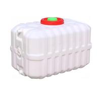 JIESOO Réservoir d'eau Plastique Qualité Alimentaire 110L/160L/200L/320L, avec Robinet, Récipient Rectangulaire Eau, Réservoir d'eau Voyage Et Camping Plein Air(White,160L)