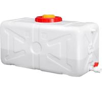 JIESOO Réservoirs d'eau Bidon d'eau Plastique Épais Eau Potable Extérieur Camping Randonnée Pique-Nique Barbecue Famille Usine Conduite Automatique(110L)