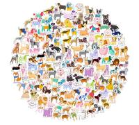JIEYAO 100pcs Autocollants Kawaii En Forme De Chien Mignon, Autocollants En Vinyle Imperméable Pour Bouteilles D'eau Autocollants Esthétiques Pour Amoureux Des Chiens Accessoires Pour Scrapbooking