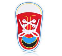 JIEYAO Chaussures à lacets en bois - Apprentissage du nœud - Jouet éducatif pour enfants en bas âge