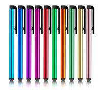 JIEYAO StylusHome Lot de 10 stylets universels à pointe fine en caoutchouc pour tablettes et téléphones portables