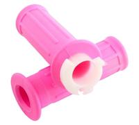 jieyo Ensemble de barres de poignée torsadées, 2 pièces, poignées de guidon, accélérateur, Compatible avec PW50(Pink)