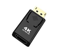 JIEYUCHU 4K Adaptateur DisplayPort vers HDMI, Adaptateur Displayport Mâle vers HDMI Femelle Compatible avec Ordinateur De Bureau/Pc De Bureau/Pc/Moniteur/HDTV