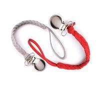 JIEYUCHU Attache Tetine, Lot de 2 Attache Sucette Bébé, Chaîne de Sucette, Chaîne de Sucette Tressée, Accroche Tetine Bebe Pour Bébés Garçons et Filles