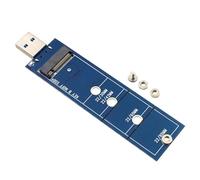 JIEYUCHU M.2 vers USB, Carte Adaptateur NGFF vers USB 3.0, M.2 Convertisseur Lecteur 5Gbps pour NGFF SATA B/B+M Key M2 SSD, Support 2230 2242 2260 2280 SSD (NVMe Non Pris en Charge)