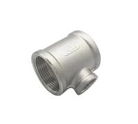 JIEYUZYUO 1/4", 3/8", 3/4", 1" - Diamètre Variable - Filetage Femelle Bsp - Réducteur Trois Voies En T, Raccord Réducteur En Inox 304/ Color/Dn25 * Dn20 * Dn25