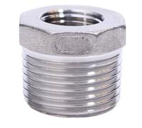 JIEYUZYUO 1/8", 1/4", 3/8", 1/2", 3/4", 1"-2", Npt Mâle/Femelle, Bague de Réduction, Raccord de Tuyau En Acier Inoxydable 304/Dn20 3L4 Npt Male/Dn25 1 Npt Female