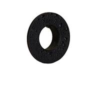 JIEYUZYUO 1 Couvercle de Trop-Plein Rond Pour Lavabo de Salle Den, Noir Et Or, Insert de Lavabo En Cuivre, Bouchon de Lavabo En Laiton Chromé de 1,8 M/Black