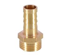 JIEYUZYUO 10/1/5 Pièces, Raccord de Tuyau En Laiton, Embout Cannelé 6/8/10/12/14/16 Mm, Connecteur Mâle 1/8", 3/8", 1/4" Bsp, Adaptateur de Coupleur En Cuivre/3L8Bsp 12Mm Barb/1Pcs
