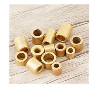 JIEYUZYUO 2/5/10 Douilles de Base En Laiton, Diamètre Intérieur 3,0 Mm 4 Mm 5 Mm 6 Mm 8 Mm 10 Mm 12 Mm, Douilles de Palier Pour Blocs Coulissants, Longueur 4-20 Mm/3 * 6 * 6Mm 10Pcs