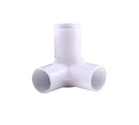 JIEYUZYUO 2 À 10 Connecteurs 3D En Croix, 12 À 25 Mm, Pour Tuyau D'Arrosage, 4 Voies, Pour Étagère de Jardin/Inner Dia 19Mm/2Pcs