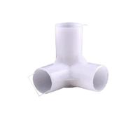 JIEYUZYUO 2 À 10 Connecteurs 3D En Croix, 12 À 25 Mm, Pour Tuyau D'Arrosage, 4 Voies, Pour Étagère de Jardin/Inner Dia 25Mm/10Pcs