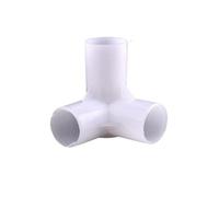JIEYUZYUO 2 À 10 Connecteurs 3D En Croix, 12 À 25 Mm, Pour Tuyau D'Arrosage, 4 Voies, Pour Étagère de Jardin/Inner Dia 16Mm/10Pcs