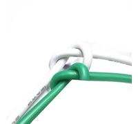 JIEYUZYUO 2M Heat-Resistant Silicwire,12Awg 11 10 13 14 15 16Awg 17 18 20 Awg High Temperature 200 ° C Cold Resistance -60 °/White And Green/24Awg