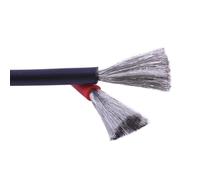 JIEYUZYUO 2M Heat-Resistant Silicwire,12Awg 11 10 13 14 15 16Awg 17 18 20 Awg High Temperature 200 ° C Cold Resistance -60 °/Red And Black/15Awg