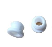 JIEYUZYUO 5/1/2Pcs 4.5-50.6Mm Silicrubber Snap-On Grommet Hole Plugs End Caps Bung Wire Cable Protect Bush White/White/20Mm(Bore 16Mm)-2Pcs
