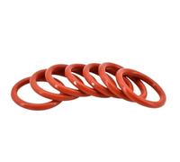 JIEYUZYUO 50 Pièces, Joints Toriques En Silicrouge, 1 Mm, 2 Mm, 3,1 Mm, Joints Toriques D'Épaisseur, Joints Toriques En Silicde Qualité Alimentaire, Étanches Et Isolés/50Pcs/Od 25Mm Cs1.5Mm
