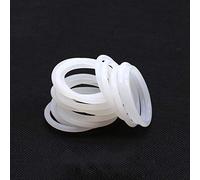 JIEYUZYUO 50Pcs Vmq O Seal Gasket Thickn Cs 2.4Mm Od 8~30Mm Silicrubber Insulated,Waterproof Washer Round Swhite Nontoxi/Cs 2.4Mm/Od 11Mm Id 6.2Mm