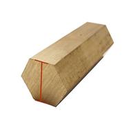 JIEYUZYUO Barre Hexagonale En Laiton, Tiges Hexagonales En Laiton 3,0 Mm, 4 Mm, 5 Mm, 6 Mm, 7 Mm, 8 Mm, 9 Mm, 10 Mm/Length 100Mm 1Pc/3.0Mm
