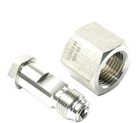 JIEYUZYUO Cga320 Cga330 Vers 1/4" Npt Vcr Mâle, Tube 1/4" À Souder Automatiquement, Bouchon D'Extrémité, Raccord de Tuyau En Acier Inoxydable Sus 316L/ Color/Cga320 To 1L4 Nptm
