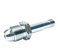JIEYUZYUO Cga500 Cga510 Vers 1/4" Npt Vcr Mâle Ou Tube 1/4" À Souder Automatiquement, Adaptateur de Raccord de Tuyau En Acier Inoxydable Sus 316L/ Color/Cga510 To 1L4 Weld