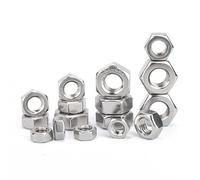 JIEYUZYUO Écrous Hexagonaux En Acier Inoxydable 304, Tailles M2, M2.5, M3/M4, M5, M6, M8, M10, M12, M14, M16 Et M20, 2/3/5/10/20/30/50/100 Pièces/M12 5Pcs