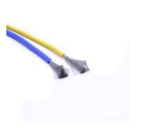 JIEYUZYUO Fil En Silicrésistant À La Chaleur, 2 M, 12 Awg, 11, 10, 13, 14, 15, 16 Awg, 17, 18, 20 Awg, Haute Température, 200 °C, -60 °C/Yellow And Blue/14Awg